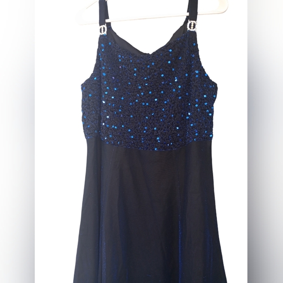 Betsy &Adam (no tag, large /XL) sleeveless chiffon dress - Picture 3 of 4